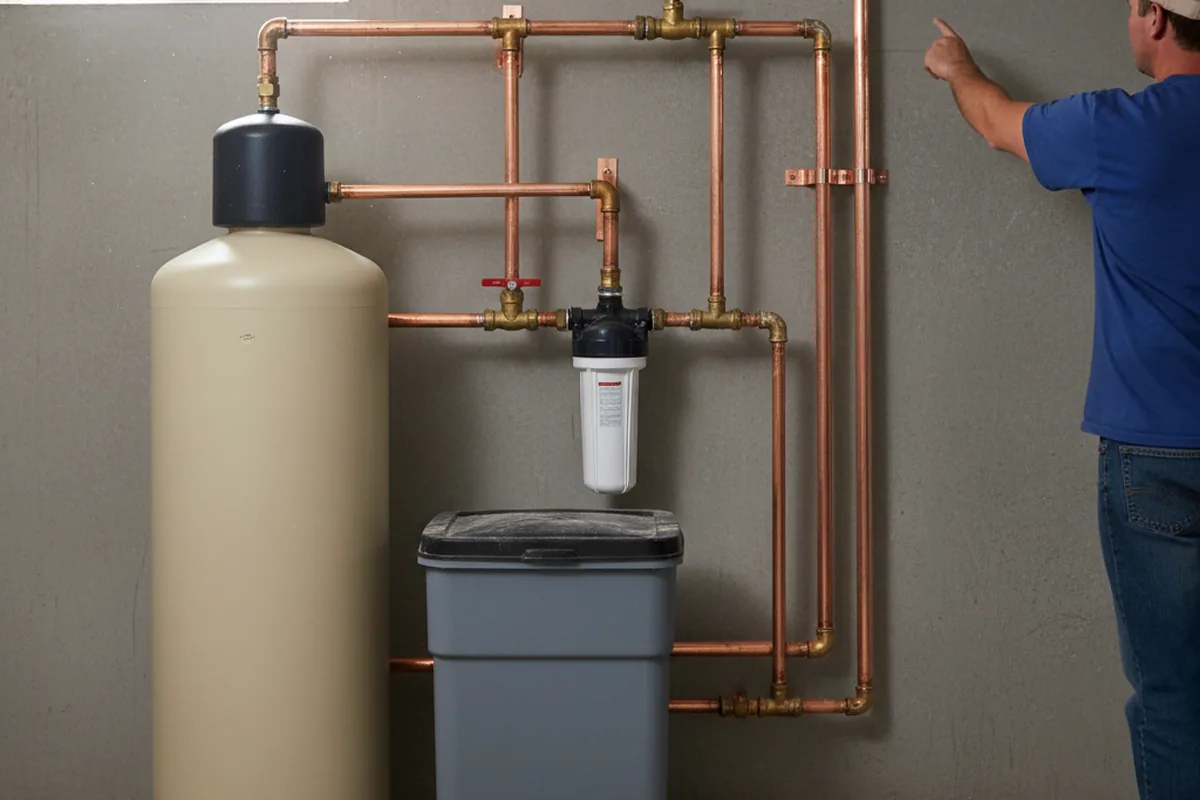 Whole-house water treatment system installed in Pulaski